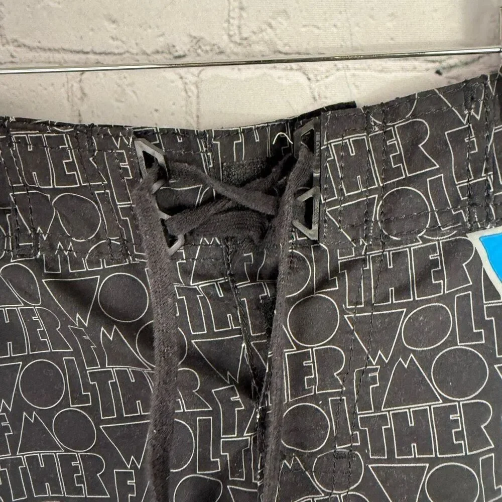 Billabong X Wolfmother Limited Edition Y2K Boardshorts Size 33 RARE